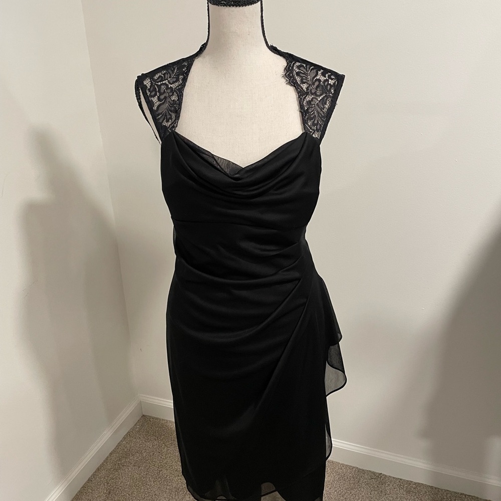 Elegant Black Lace Dress